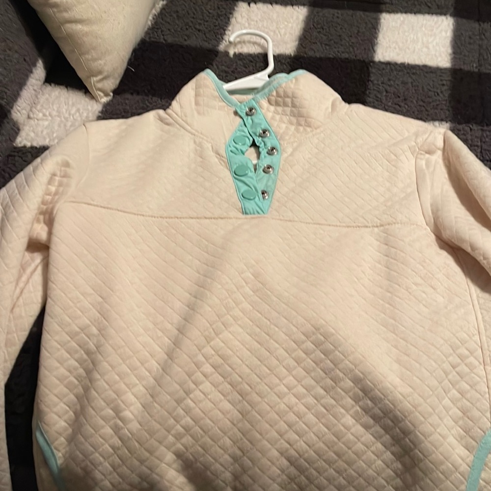 Quilted quarter button up